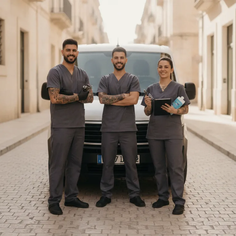 Tatuatore team a Trieste